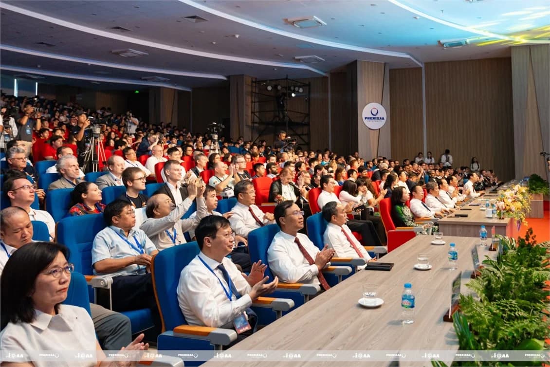 Delegates attend the Opening Ceremony.