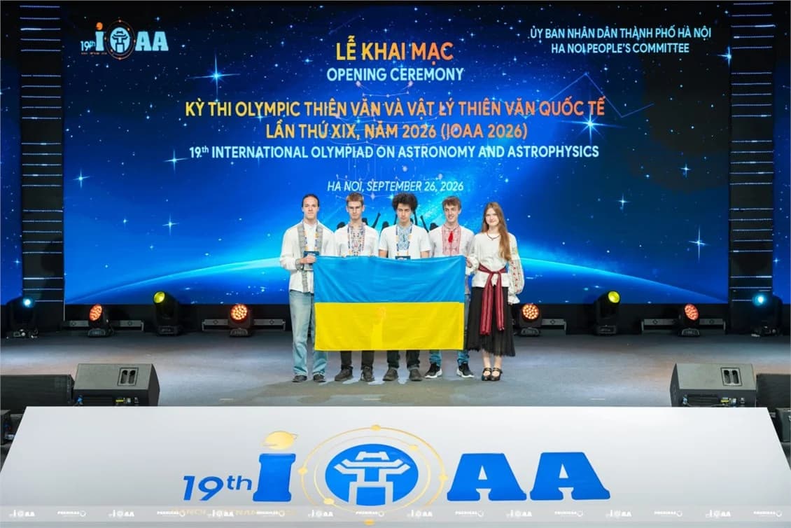 Opening Ceremony of the 19th International Olympiad on Astronomy and Astrophysics Held in Hanoi